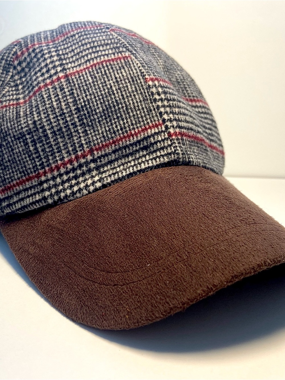 Heritage Traditions Tweed and Suede Baseball Cap